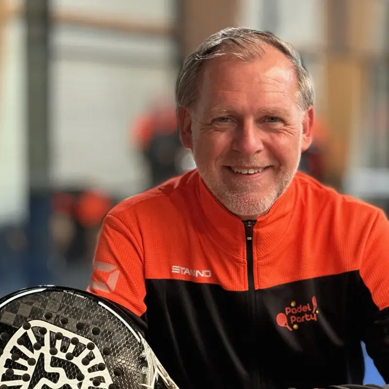 Trainer Arnaud, niemand is enthouster over padel
